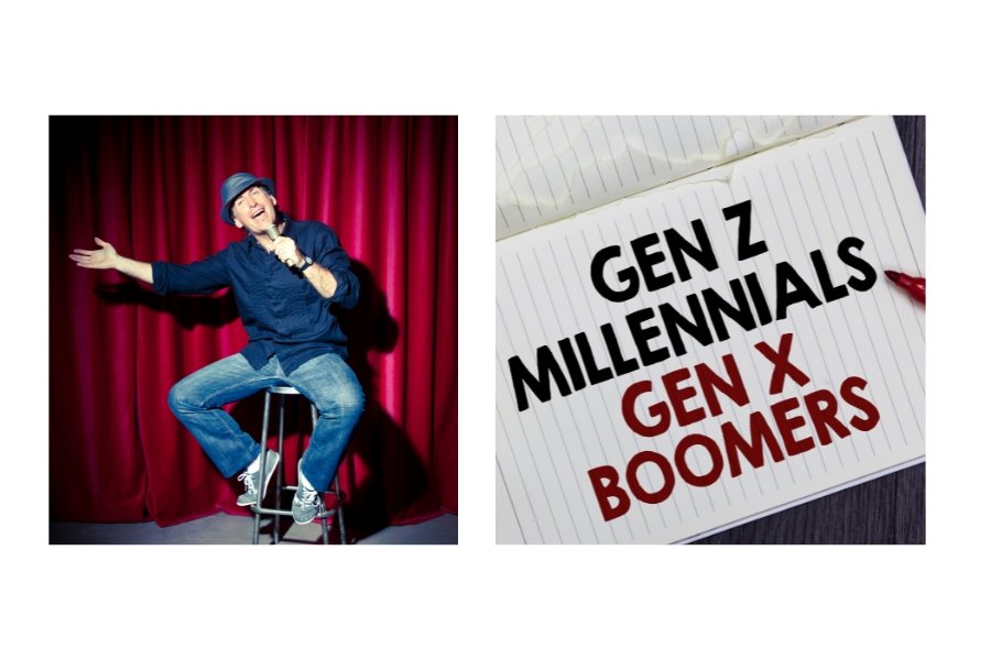 comedian, stand up comic, gen x, boomer, millennial, gen z