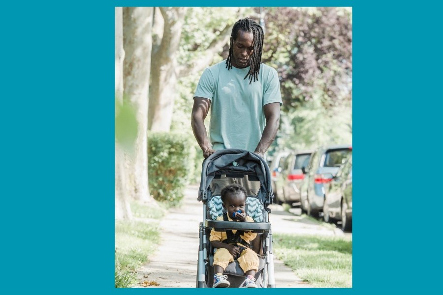 dads, strollers, community, fatherhood