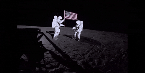 moon, moon landing, on the moon, nasa, astronaut