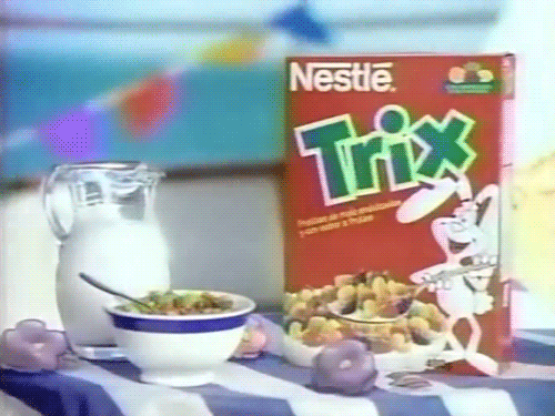 trix, trix cereal, 90s cereal, 1990s cereal, trix fruit ceral