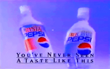 crystal pepsi, pepsi, pepsi crystal, crystal pop, crystal soda