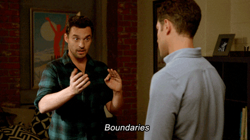 boundaries, gif, new girl, setting boundaries, kids, adults