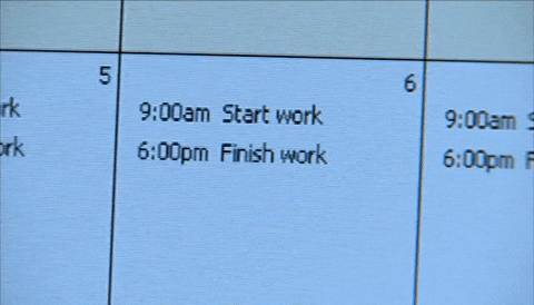 calendar, electronic calendar, email calendar, organized, time management