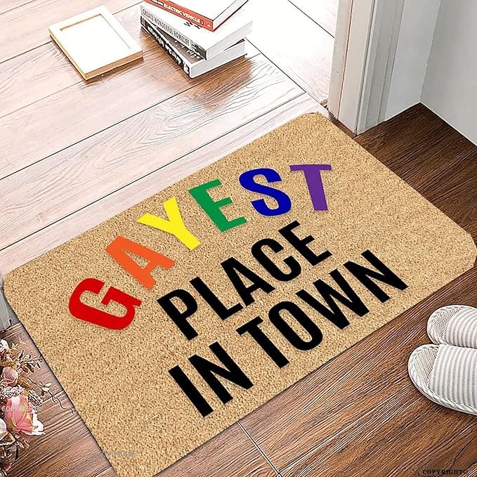 pride month, lgbtq door stop, gay pride, lesbian pride, gayborhoods