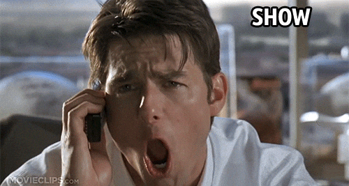 Tom Cruise, Jerry Maguire, money, movies, gif