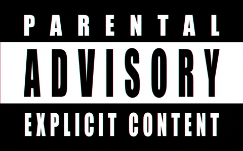 parental advisory, explicit content, explicit lyrics