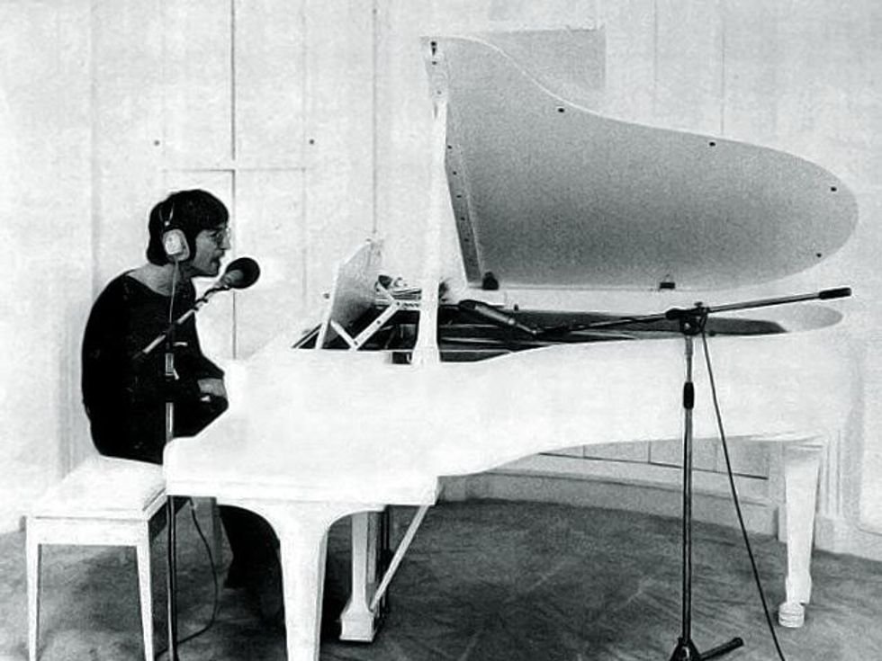 John Lennon, Imagine, song, piano, musician