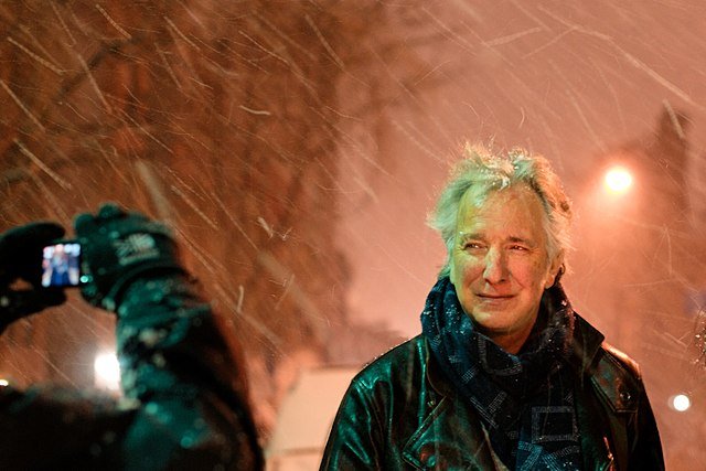 Alan Rickman, actor, fans, famous, photo