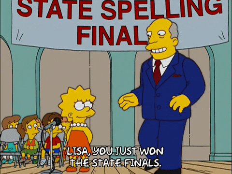 English spelling, spelling bee