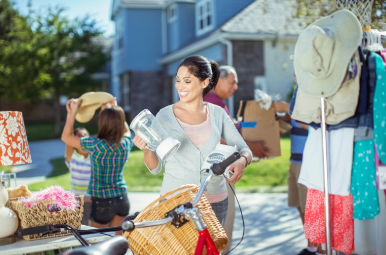 frugal, budget, financial advice, financial help, yard sale