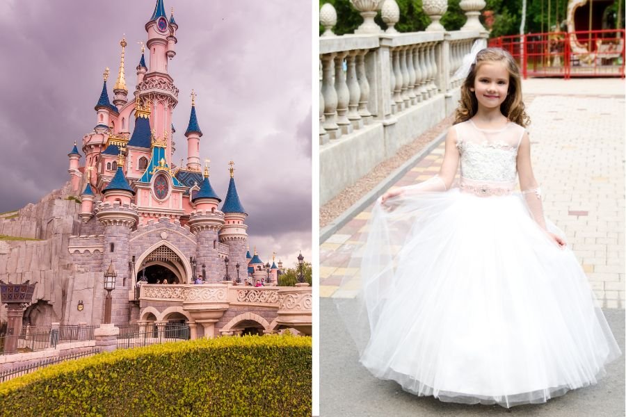 Disneyland Paris; Disneyland wedding; Disneyland fake wedding; child bride; child bride prank
