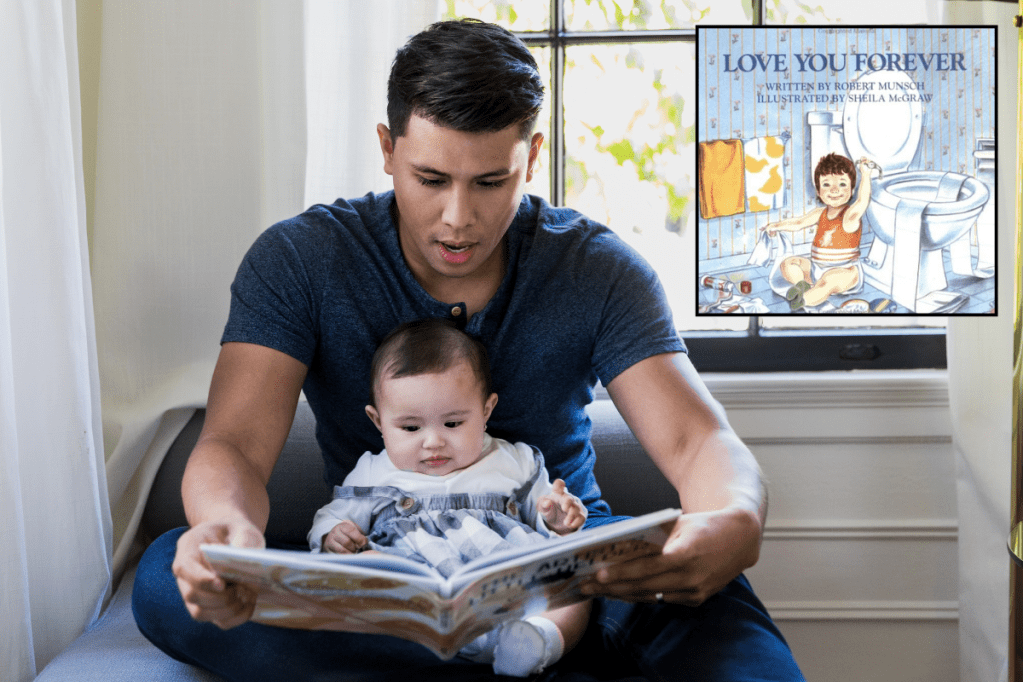 books, reading, childrens books, love you forever, crying, emotional, love, family, parenting, kids, robert munsch