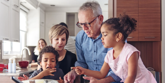 grandparents, parents, parening, parents of adults, story time, grand kids