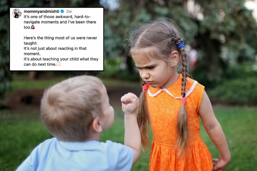 Just saw your child get hit by another kid? Parenting coach shares the perfect way to handle it.