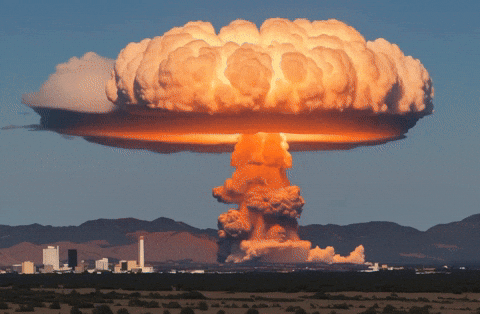 nuclear, nuclear bomb, nuclear test, nuclear boom, nuclear cloud