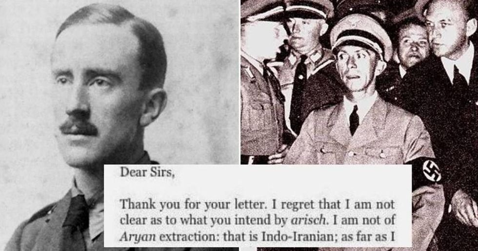 J.R.R. Tolkien, Nazis, Lord of the Rings, The Hobbit