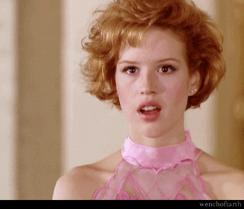 Molly Ringwald, prom dress, Pretty in pink, movies, John Hughes