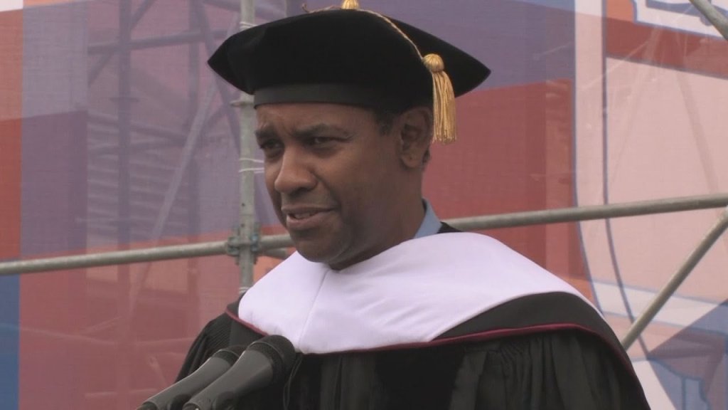 denzel washington advice, university of pennsylvania, commencement speech, actors