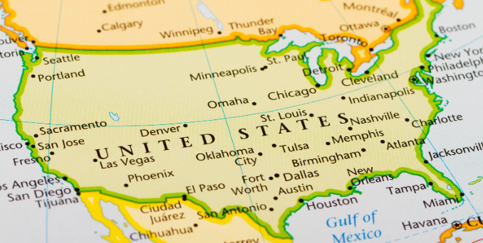 american, us map, map of us, territory, cities of us, 