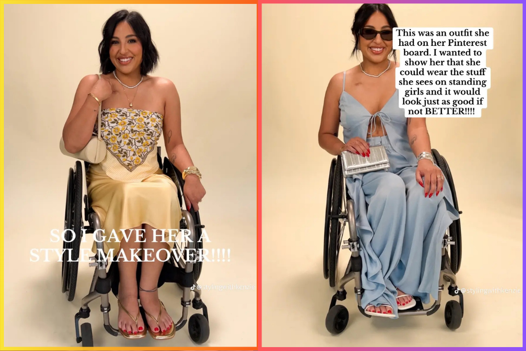 Amazing stylist goes viral for work with client in a wheelchair who was hit by a drunk driver
