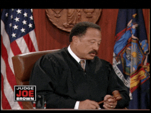 judge, gavel, overruled, rejection, no