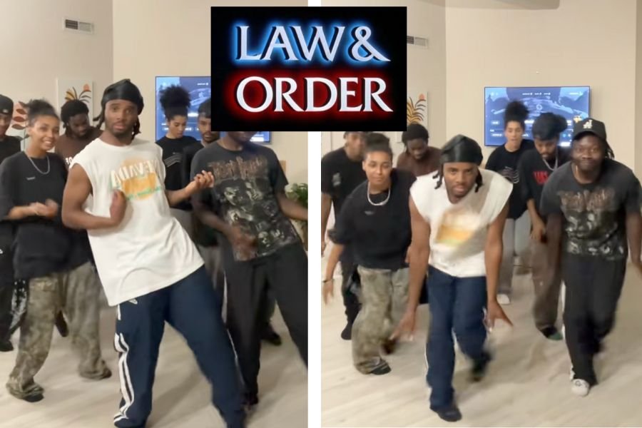law and order, law and order theme song, las and order dance. law and order dance tiktok, tiktok dance