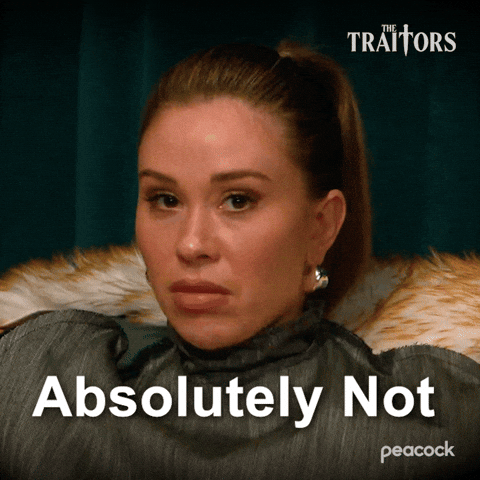 Shaking head, no, refusing, nope, gif