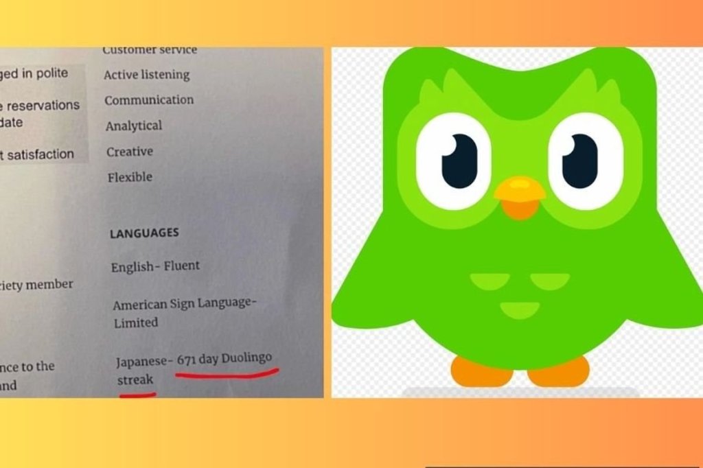 duolingo, duolingo japanese, duolingo on resume, skills to have on resume