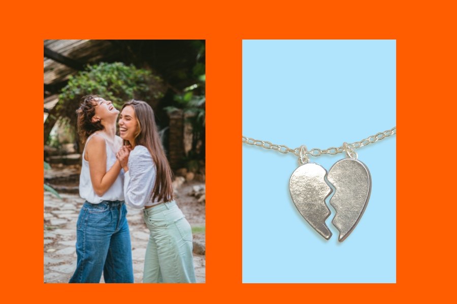 friendship, friendship necklace, broken, letting go