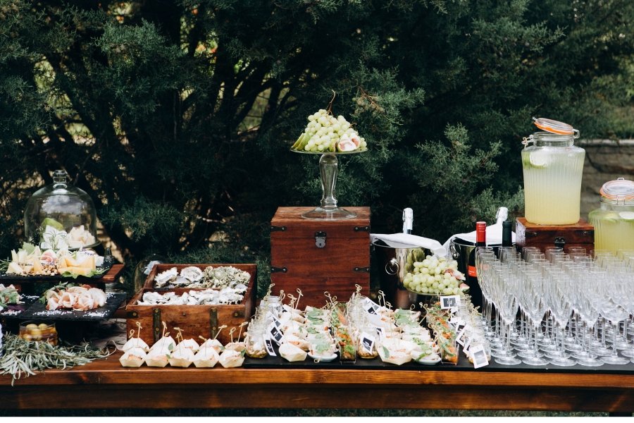 wedding, wedding drinks, dry wedding, mocktails, alcohol free