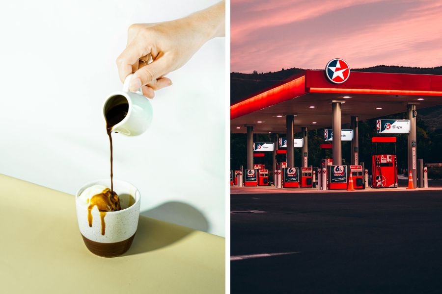 Woman combats fancy travel envy with her 'gas station affogato' and people feel seen