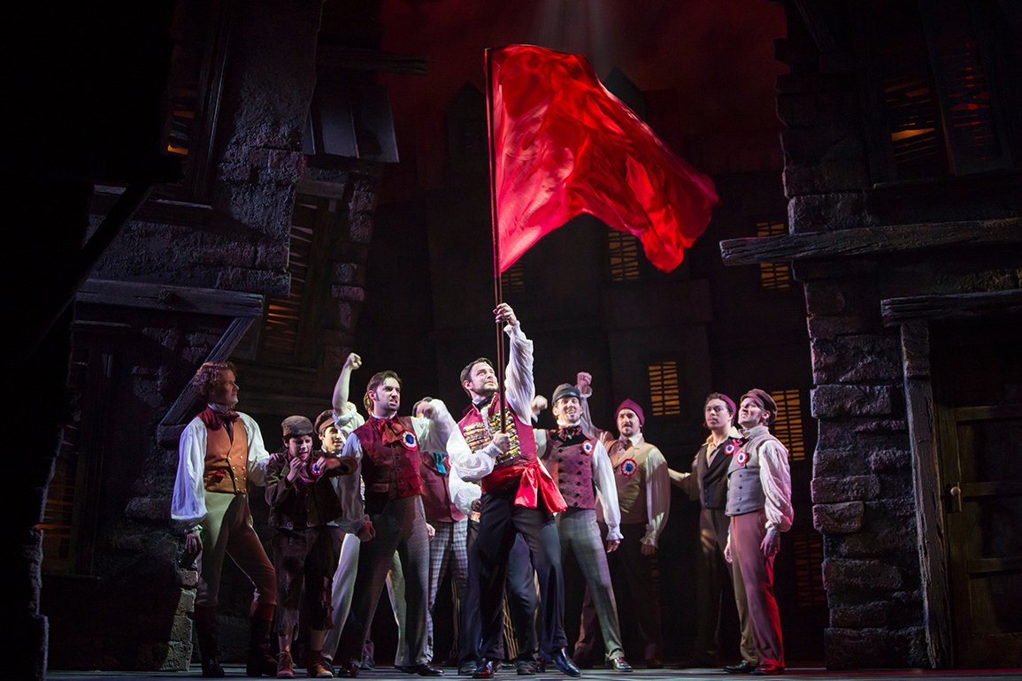 les miserables, musical theater, flash mob, revolution, art