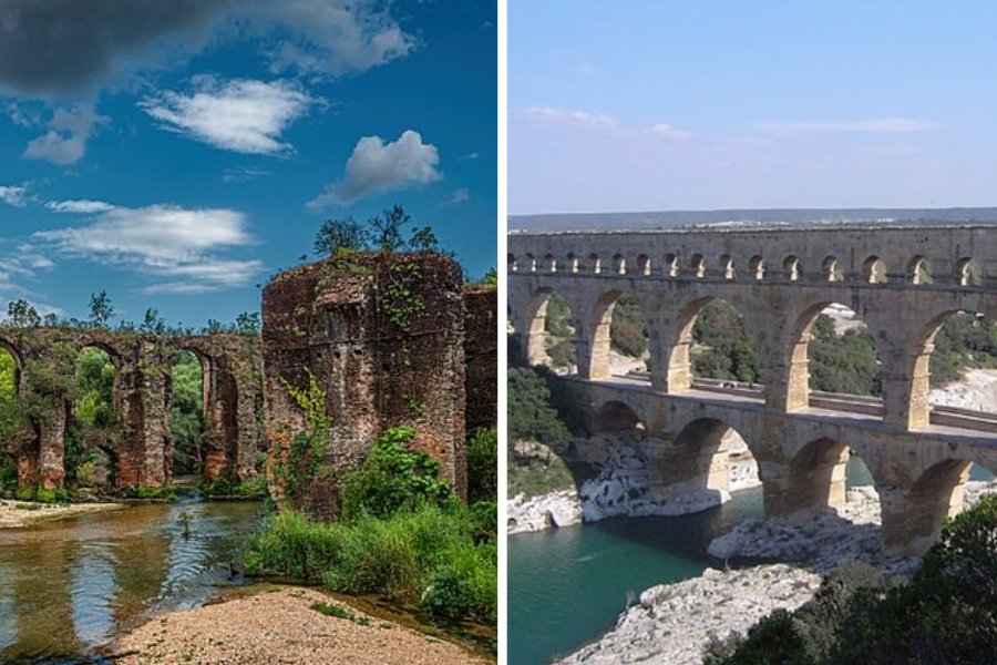 roman aqueducts, roman empire, engineering