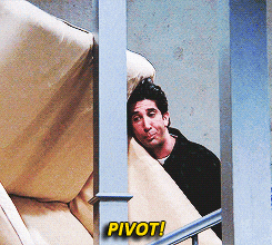 friends, moving, pivot, ross gellar, scenes, film and television