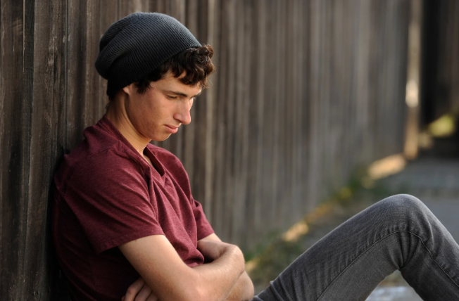 teen angst, angy teen boy, teenagers, boy in a beanie, upset boy