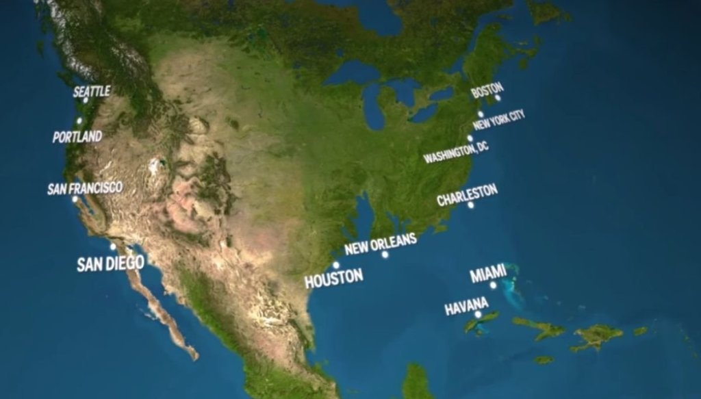 What will Earth look like if all its land ice melts? These maps show the clear answer.