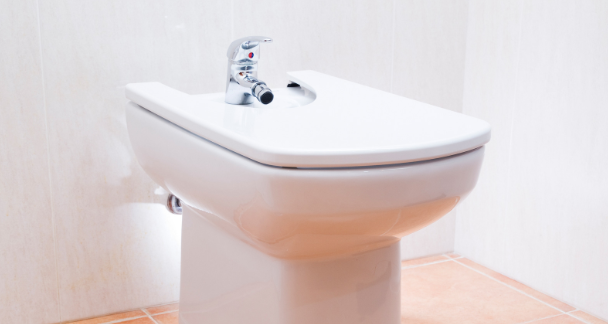 bidet, toilet, faucet, clean, bathroom, tile