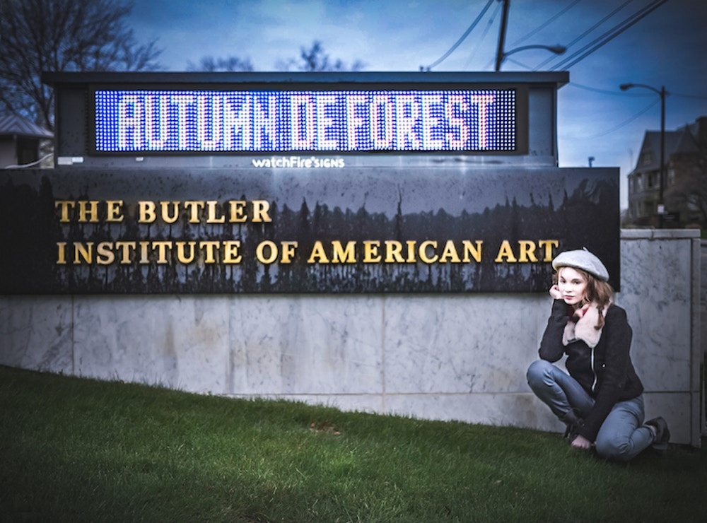 autumn deforest, art, kids, painting