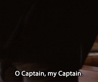  o captain my captain, dead poets society
