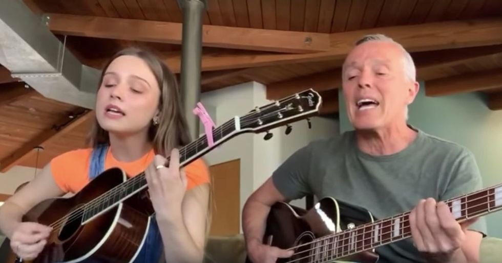 Tears for Fears' Curt Smith performs hauntingly gorgeous 'Mad World' cover with his daughter