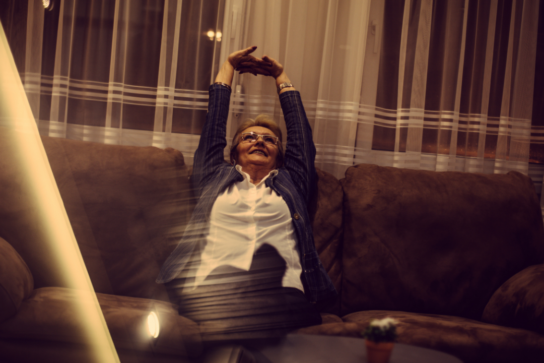 woman, evening, routines, habits, happy