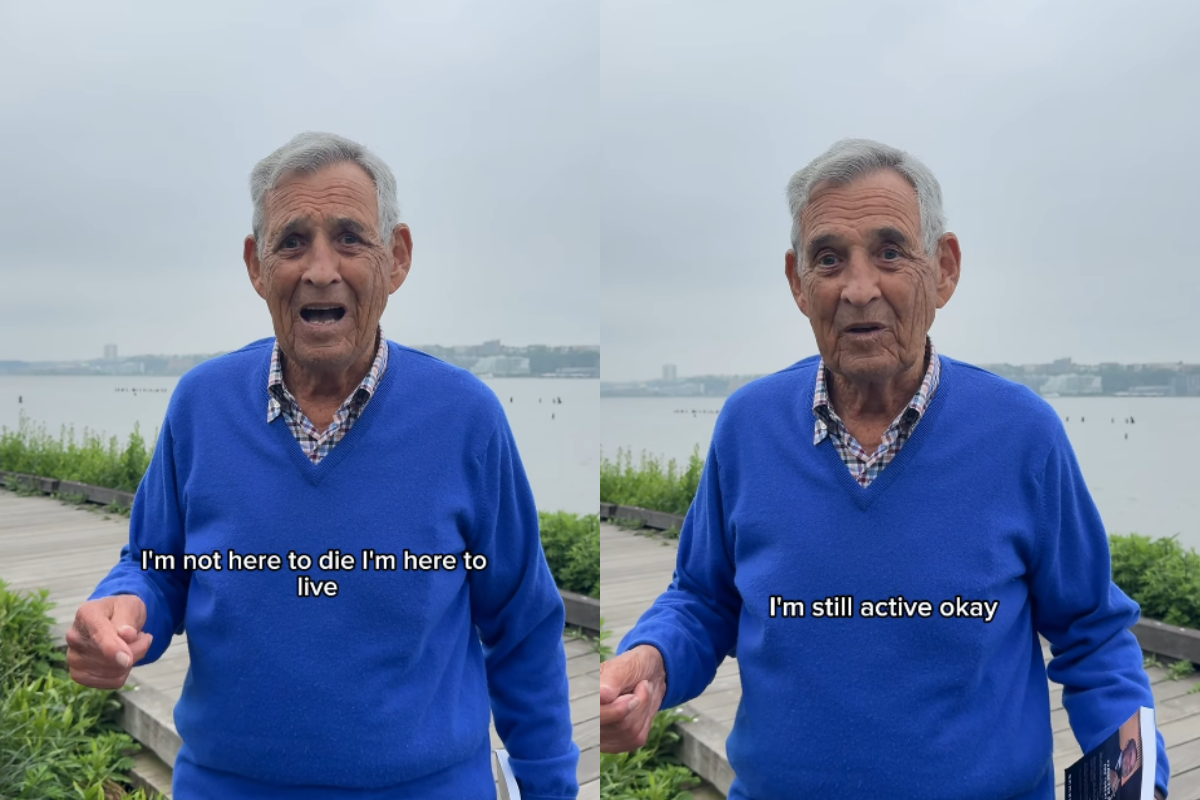 96-year-old grandpa shares his stacked daily routine that's kept him sharp as a whip