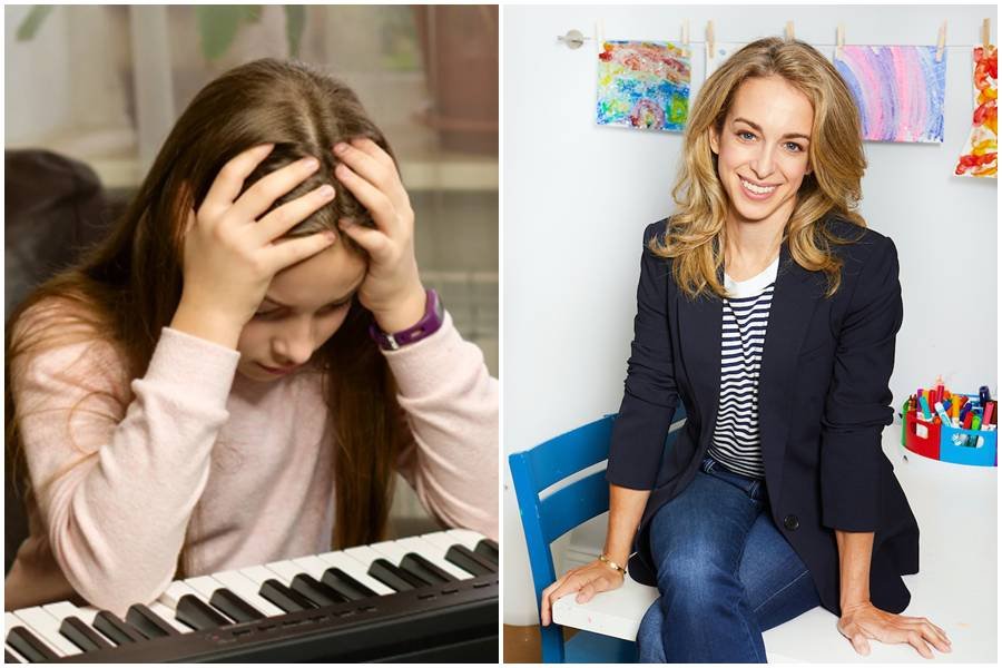 becky kennedy, fustration, learning, learning space, piano, upset girl,