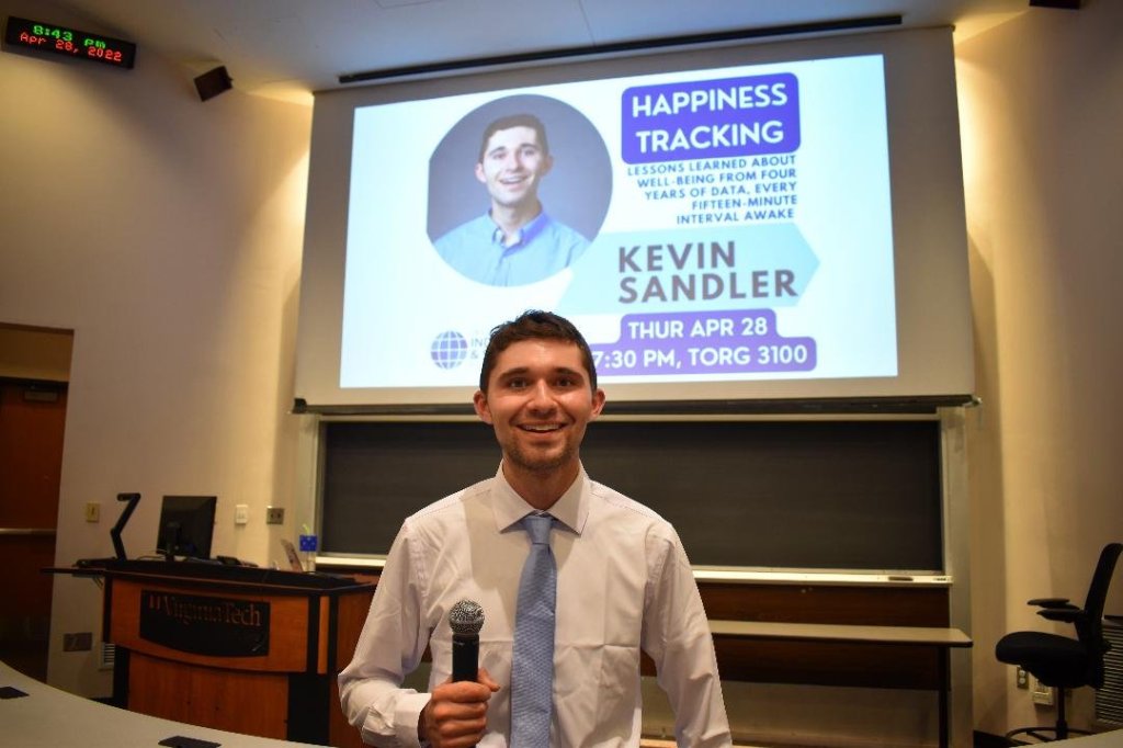 Kevin Sandler, happiness, tracking mood, contentment, experiment