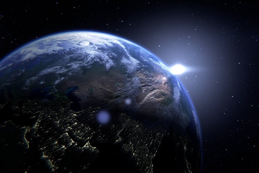 earth, space, asteroids, planet, universe