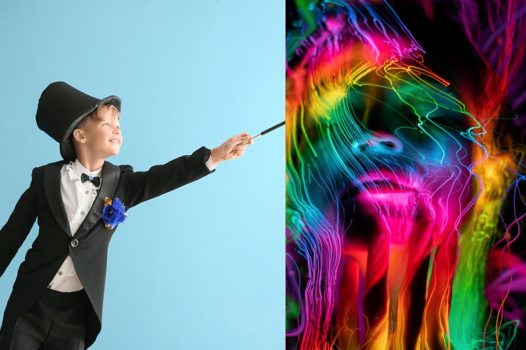 Magician creates the most fantastical 'glow room' for his daughters and you can too