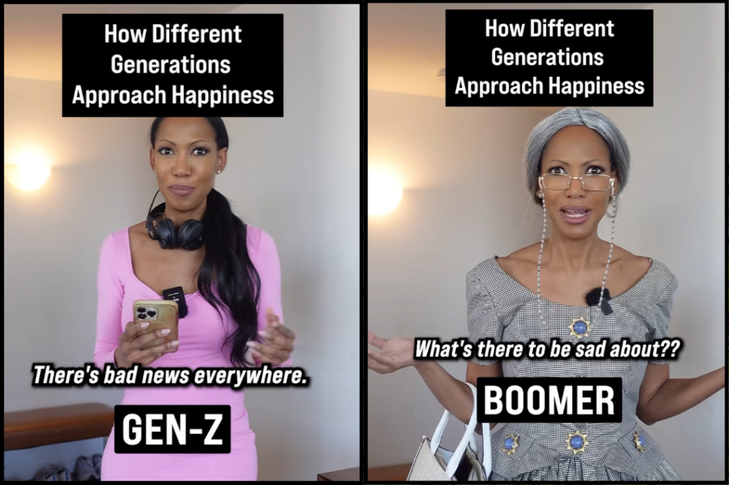 woman, generations, baby boomers, happiness, psychology