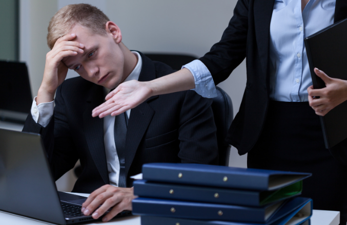 work, office, sad employee, boss, criticism, upset worker, employees