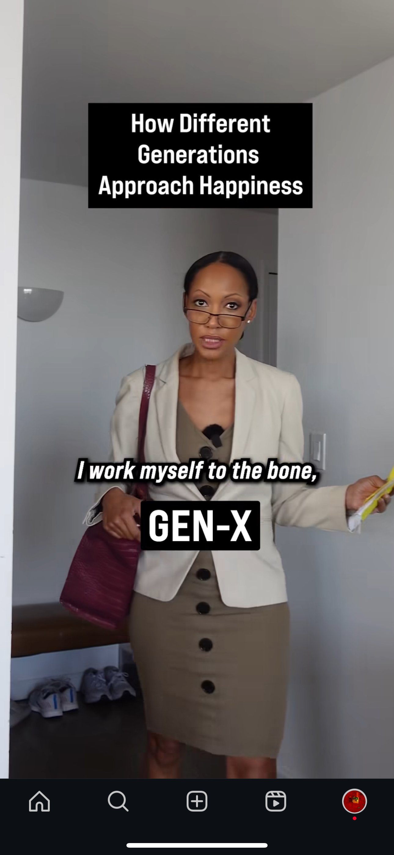 woman, generations, gen x, happiness, psychology