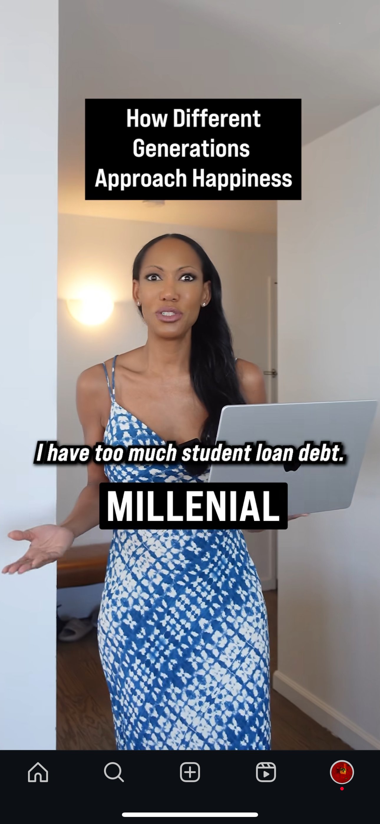 woman, generations, millennial, happiness, psychology